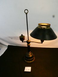 Very Nice Vintage Metal Table Lamp! Works!