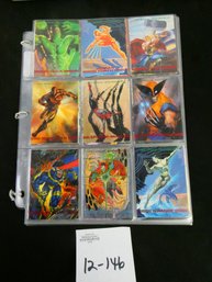 1993 Marvel Masterpiece Trading Cards! 5 Sheets W/ 2 Cards Per Pocket!