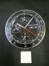 DESIGNER RALPH LAUREN TACHYMETER PLATE - Slight Rub Mark On Rim Near 70.