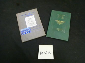 Lot Of 2 Books - Exhibits At The Chicago Exposition 1933 And My School Books!