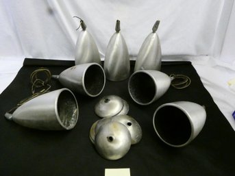 Lot Of 7 Vintage Light Fixtures