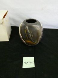 Beautiful Original Signed Ceramic Pot - 8'H X 7'diameter