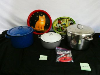 Lot Of Assorted Cookware And Serving Items