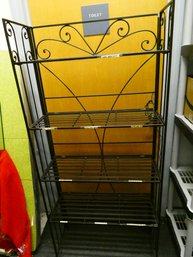 Solid Metal Foldable Bakers Rack (Heavy!) - 62'H X 28'W X 11.5'D
