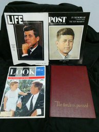 Clean Lot Of JFK Material - Periodicals And A Book