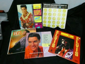 (Lot Of 13) Clean Lot Of Elvis Presley Records