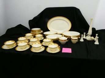 Lenox China - Lowell P-67 - Perfect Near-Complete Set (See Description For Details)