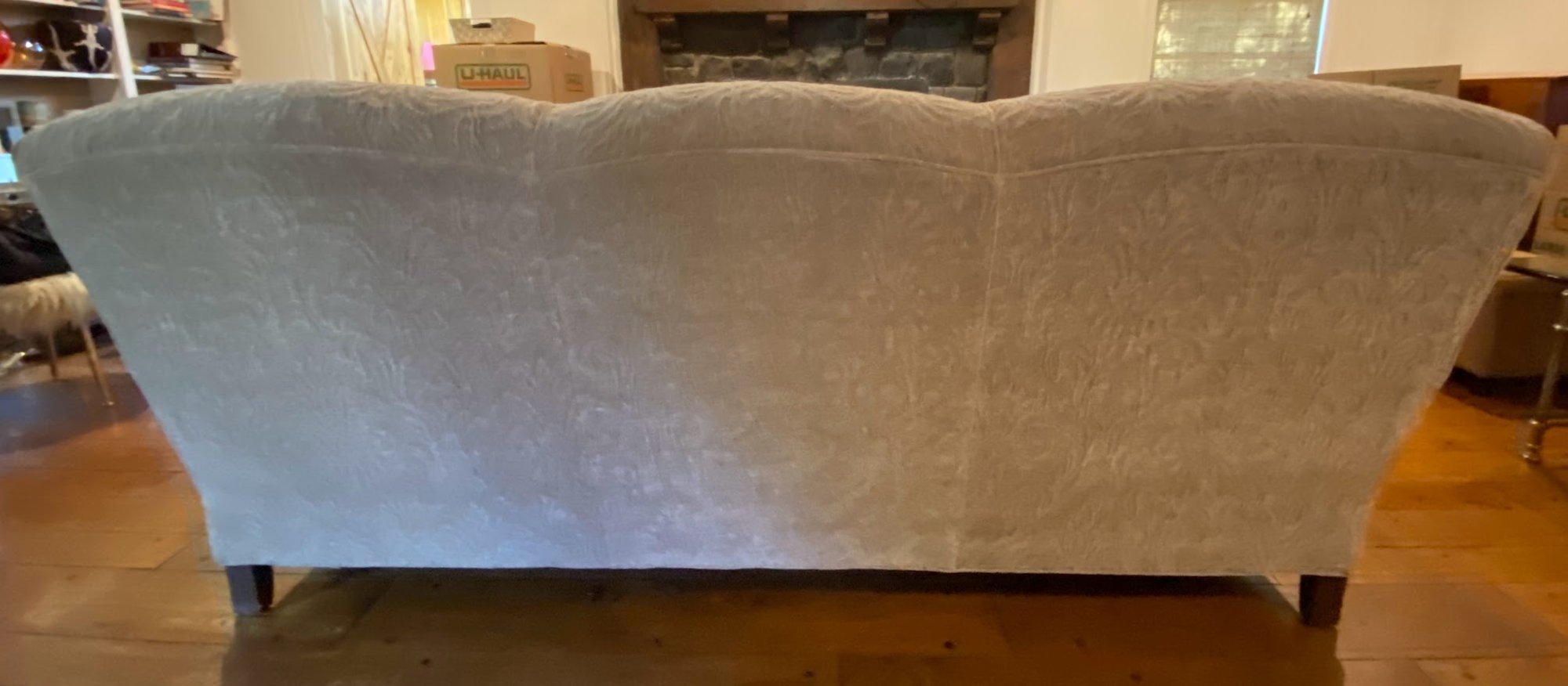 Arhaus Outerbanks Sofa In Chenille Damask #6688 | Auctionninja.com