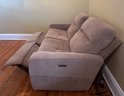 Two Seat Chenille Power Reclining Loveseat -EXCELLENT CONDITION