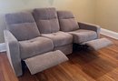 Three Seat Chenille Power Reclining Sofa - EXCELLENT CONDITION