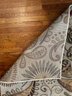 Capri Paisley Print Area Rug With Beige & Cream Background