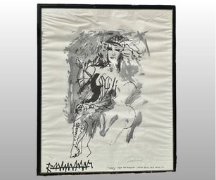 Abraham Rattner (american 1895- 1978) 'lucy' From The Beggars Opera, Edition Print 68/100