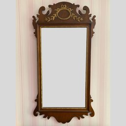 Chippendale Style Carved And Gilded Wood Mirror