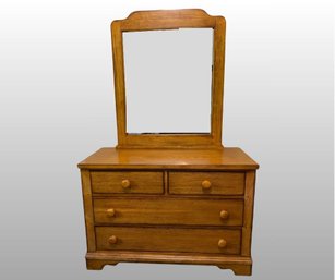 Stanley Furniture Chest Of Drawers / Dresser With Mirror
