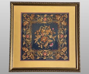 Framed Embroidered Panel