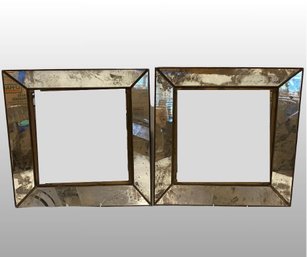 Crate And Barrel Decorative Mirrors (2)