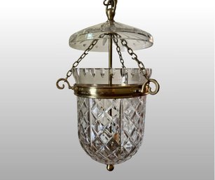 Waterford Crystal Bell Jar Three Light Chandelier