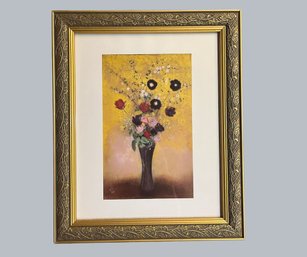 Sill Life Of Flowers Framed Art Print