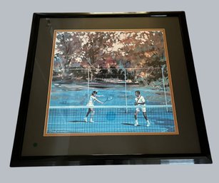 Framed Tennis Art Print