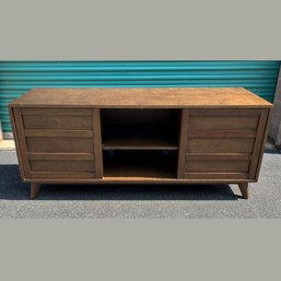 Crate & Barrel Mid Century Modern Style HD Media Console Console