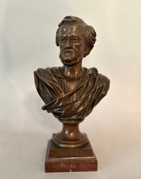 Bronze Richard Wagner Bust, Signed B. Feinberg, France, 19th Century