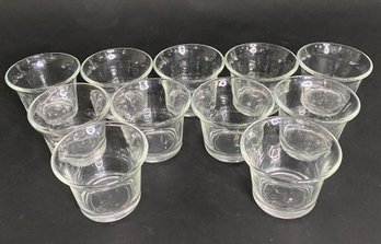 Collection Of Clear Glass Votive Candle Holders