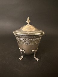 Neo Classical Style Sterling Silver Lidded Urn