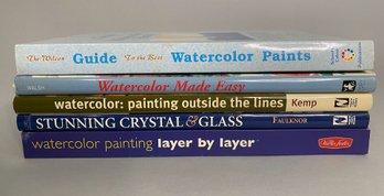 Collection Of Books On Watercolor Painting (guide Books)