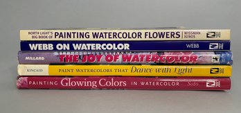 Collection Of Books On Watercolor Paining (guide)