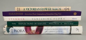 Collection Of Hard Cover / Coffee Table Books On Flowers