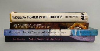 Collection Of Art Books: Winslow Homer And Wyeth