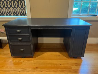 Relics Furniture Country Style Navy Blue Painted Wood Desk