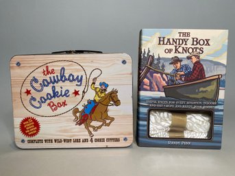 Handy Box Of Knots Activity Set With Cowboy Lunch Box With Cookie Cutters