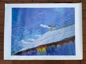 Burke Art Prints:  Reproduction Of 'Rooftop' Painting