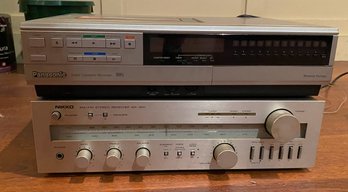 Nikko AM/FM Receiver And Panasonic VHS Player/Recorder