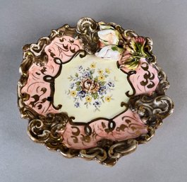 Vintage Benrose Capodimonte Style Small Plate, 20th Century