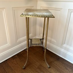 Vintage Brass Side Table