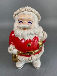 Vintage Ceramic Santa Bank By Santa International Ltd. Made In Japan