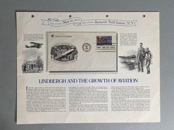 CHARLES LINDBERG Memorabilia: Readers Digest First Day Cover Collection Lindberg Edition 1977