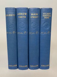 Sinclair Lewis Four Volume Set Published By PF Collier & Sons, New York, 1920 - 1935