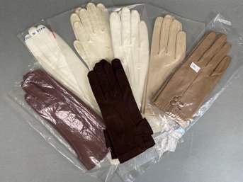 Vintage Leather Dress Glove Assortment (7 Pairs)