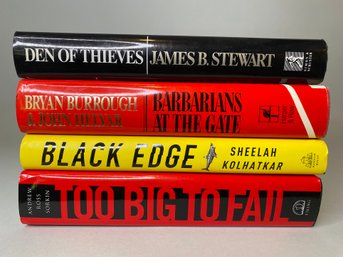 Collection Of Books About Wall Street