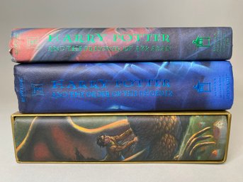Three Harry Potter Books: The Prisoner Of Azkaban, The Order Of The Phoenix, The Deathly Hallows, 1999 - 2007