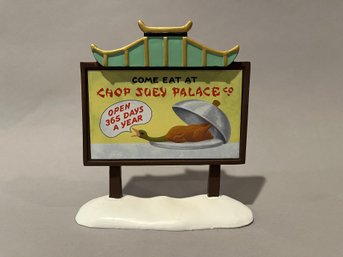 Department 56 Chop Suey Palace Billboard From The A Christmas Story Collection