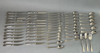 Wallace Continental Bead 56 Piece Stainless Steel Partial Cutlery Set