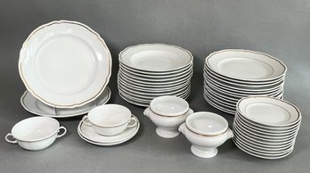 Richard Ginori Antico Doccia Pure White 44 Piece Partial Dinner Service