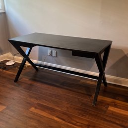 Two Drawer Desk By Crate And Barrel