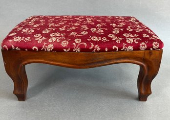 French Provincial Style Upholstered Foot Stool