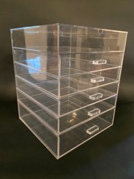Beautify Lucite / Acrylic Five Drawer Organizer