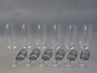 Set Of 6 Champagne Flutes